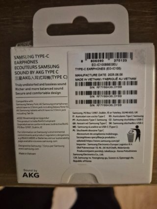 Auriculares Samsung Type-C EO-IC100 Negros