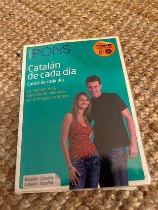 Libro de idioma Catalán de cada día. Català.