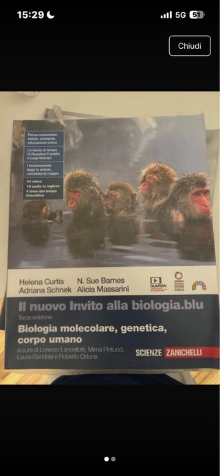 Il nuovo invito alla biologia.blu