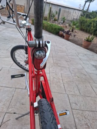 Bicicleta Urbana Vintage Roja