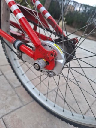 Bicicleta Urbana Vintage Roja