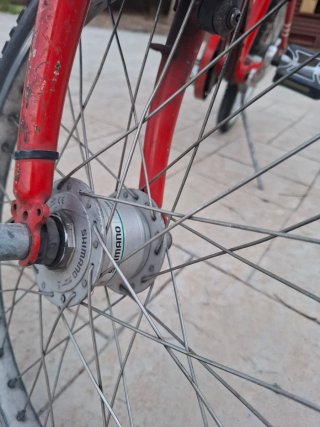 Bicicleta Urbana Vintage Roja