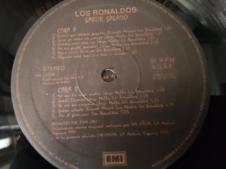 Los Ronaldos Sabor Salado LP 1990
