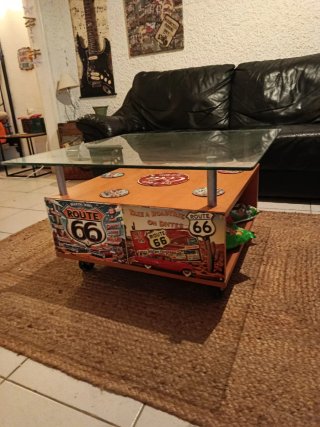 Mesa Centro Original Ruta 66