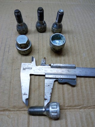 Tornillos Antirrobo Rueda M12x1,50 Ford
