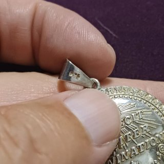 Medalla Virgen Guadalupe Plata .925 12.79g