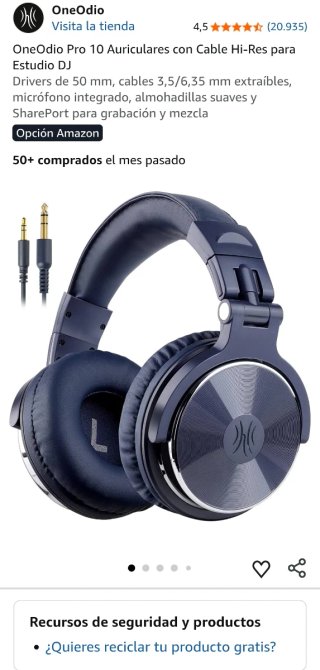OneOdio Studio Pro 10 DJ Headphones