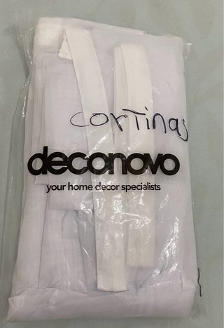 Cortinas blancas Deconovo