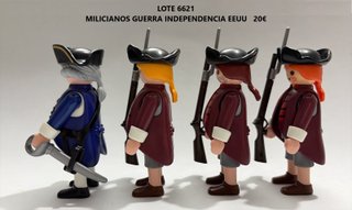 Lote 6621 Playmobil Miliciano Guerra Independencia