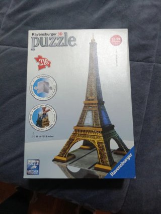 Puzzle 3D Ravensburger Torre Eiffel 216 piezas