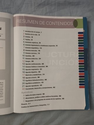 Libro Estructura y función del cuerpo humano
