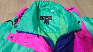 Conjunto Esquí Nevica Vintage 90s Retro Neon