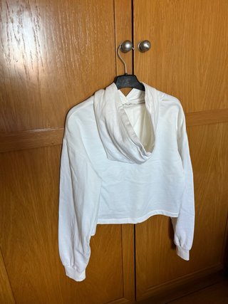 Sudadera Blanca Mango New York