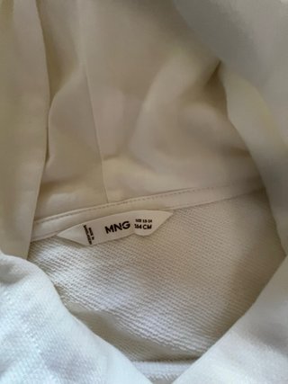 Sudadera Blanca Mango New York