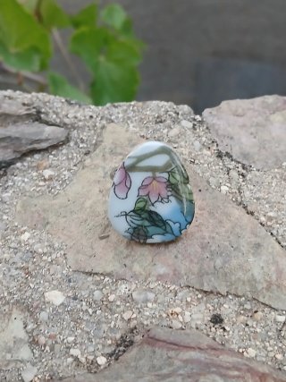 Anillos Porcelana o ceramica Acero Hipoalergénico