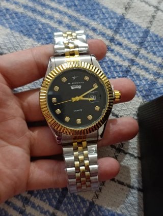 Reloj Ricecgo Dorado y Plateado
