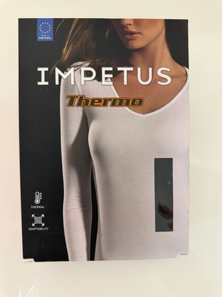 Camiseta termica mujer negra S M L XL