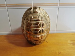 Jarrón Zara Home Tortuga Dorado Cerámica