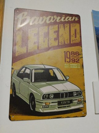 Chapa BMW Bavarian Legend