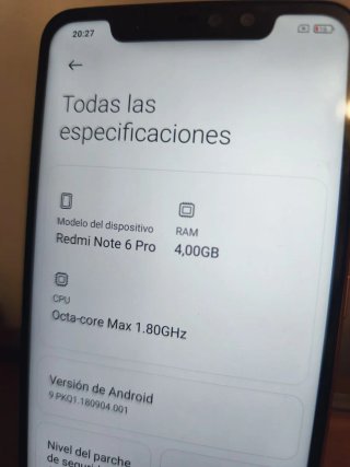 Xiaomi Redmi Note 6 Pro Rosa/Dorado