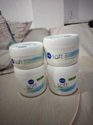 4 Botes Nivea Soft Crema Hidratante Nuevos