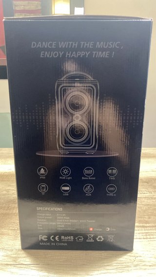 Altavoz Portátil VUOPAX 200W Bluetooth NUEVO