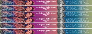 Pulseras Shakira Las Mujeres Ya No Lloran