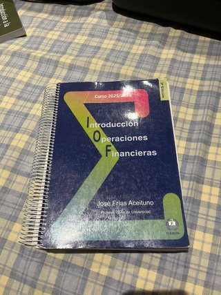 Libro de Introducción a las operaciones financiera