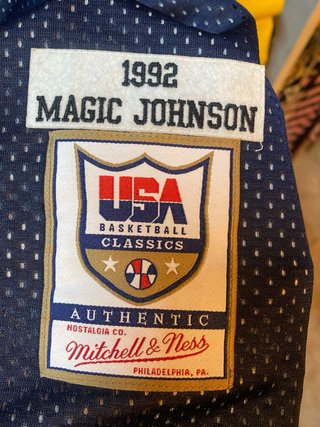 Camiseta USA Basketball Magic Johnson Talla L
