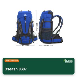 Bseash mochila senderismo impermeable 60L