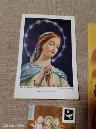 Lote artículos religiosos antiguos