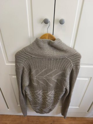 Chaqueta Zara Man Punto Cuello Chal Talla M
