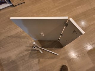 Mesa IKEA Norberg Blanca