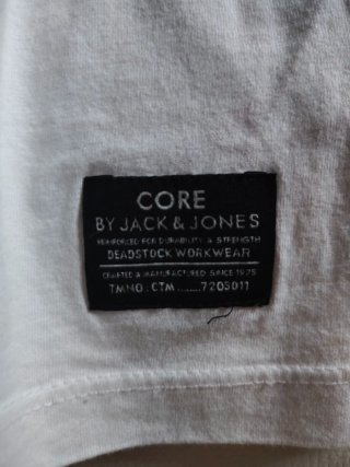 Camiseta Jack & Jones manga larga blanca