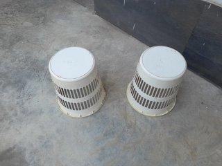 Cestini portarifiuti bianchi in plastica