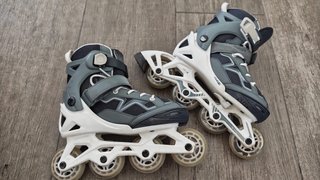 Patines Niños Talla 32-35, bolsa y protecciones