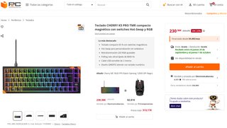 Teclado Cherry Xtrfy K5 Pro TMR Compact NUEVO