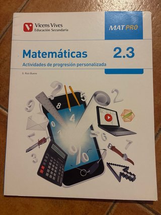 MAT PRO, Matemáticas 2, Educación Secundaria ac...