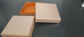 Caja Bvlgari Beige Papel