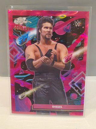 Tarjeta WWE Topps Chrome Diesel 034/299