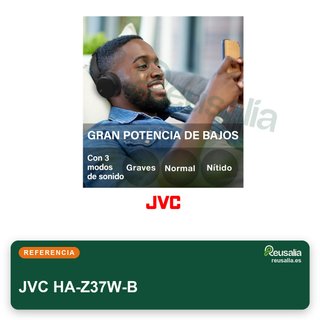 JVC HA-Z37W-B auriculares bluetooth 35h batería