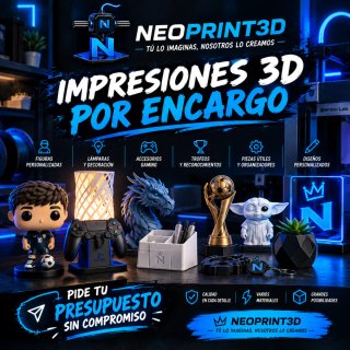 IMPRESIONES 3D POR ENCARGO | DISEÑOS PERSONALIZADO