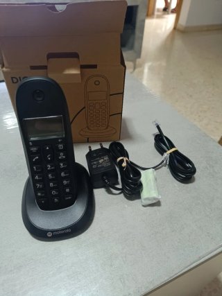 Teléfono Inalámbrico Motorola Negro