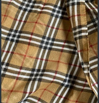 Fular rectangular estampado cuadros