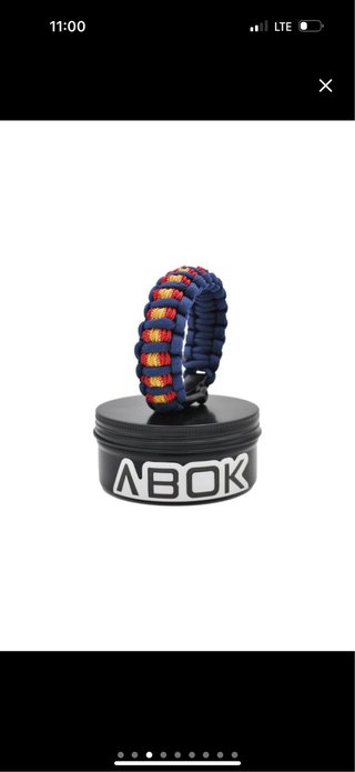 Pulsera nautica t paracord ABOK