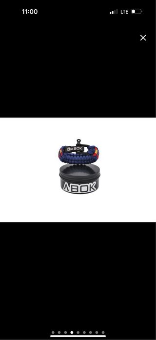 Pulsera nautica t paracord ABOK