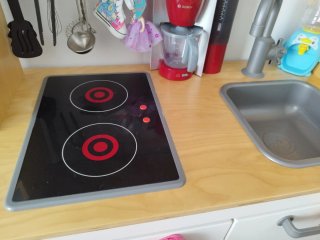 Cocinita de madera Ikea