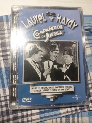 DVD Laurel y Hardy Compañeros de Juerga