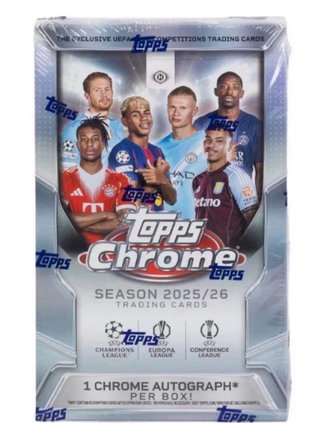Lotto di figurine Topps Chrome numerate
