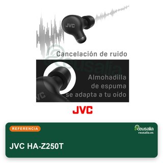 JVC HA-Z250T auriculares inalámbricos cancelación